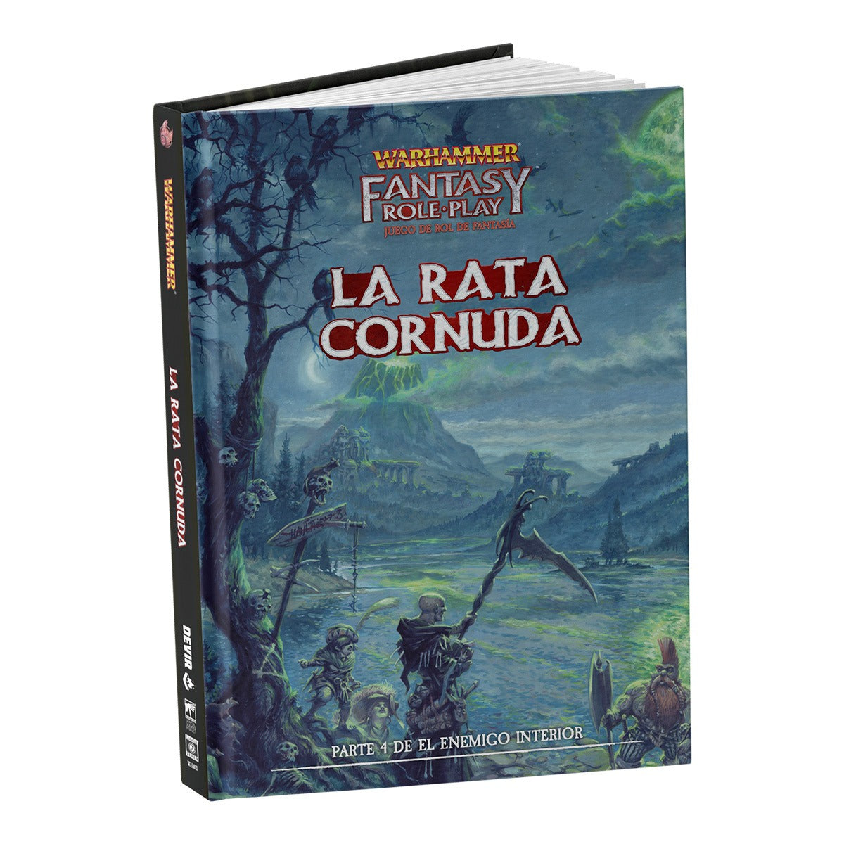 WARHAMMER JUEGO DE ROL LA RATA CORNUDA AVENTURA EN ESPAÑOL