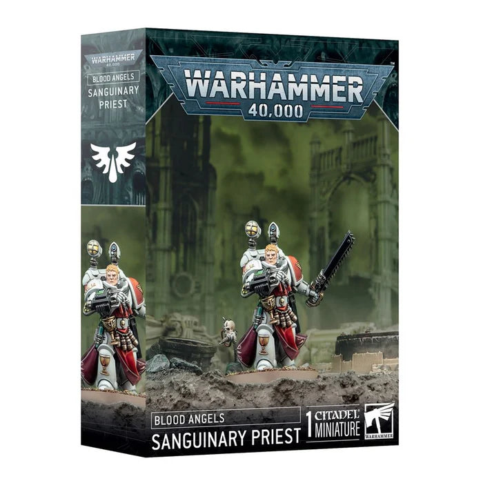 BLOOD ANGELS SANGUINARY PRIEST NEW MODEL