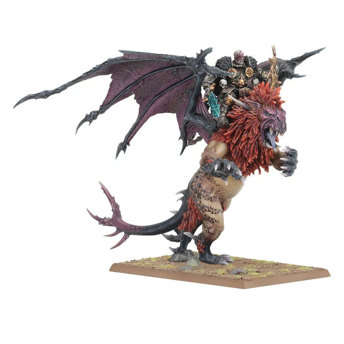 OLD WORLD WARRIORS OF CHAOS LORD ON MANTICORE