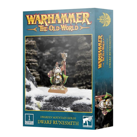 OLD WORLD DWARFEN MOUNTAIN HOLDS DWARF RUNESMITH