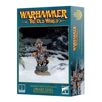 OLD WORLD DWARFEN MOUNTAIN HOLDS DWARF KING WITH OATHSTONE