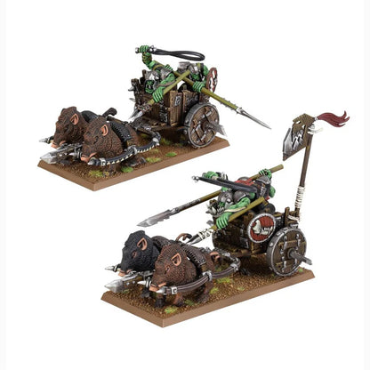 OLD WORLD ORC AND GOBLIN TRIBES ORC BOAR CHARIOTS