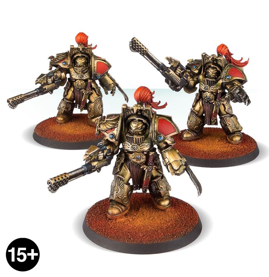 ADEPTUS CUSTODES AQUILON TERMINATORS WITH INFERNUS FIREPIKES FORGE WORLD