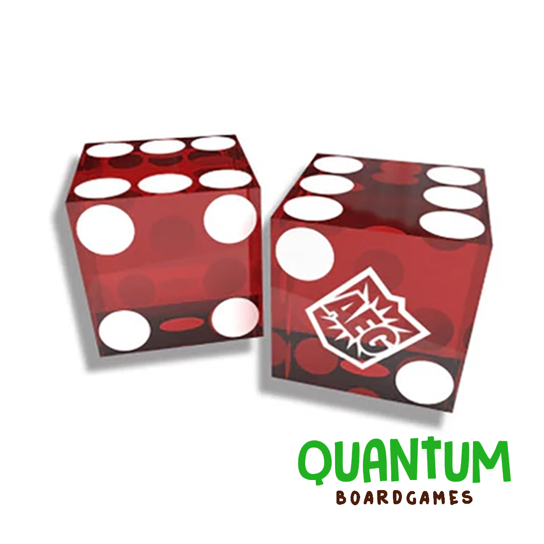 AEG: Red Casino Dice Pair