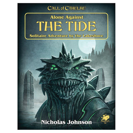 LIBRO DE ROL CALL OF CTHULHU 7E SOLO ADV. ALONE AGAINST THE TIDE