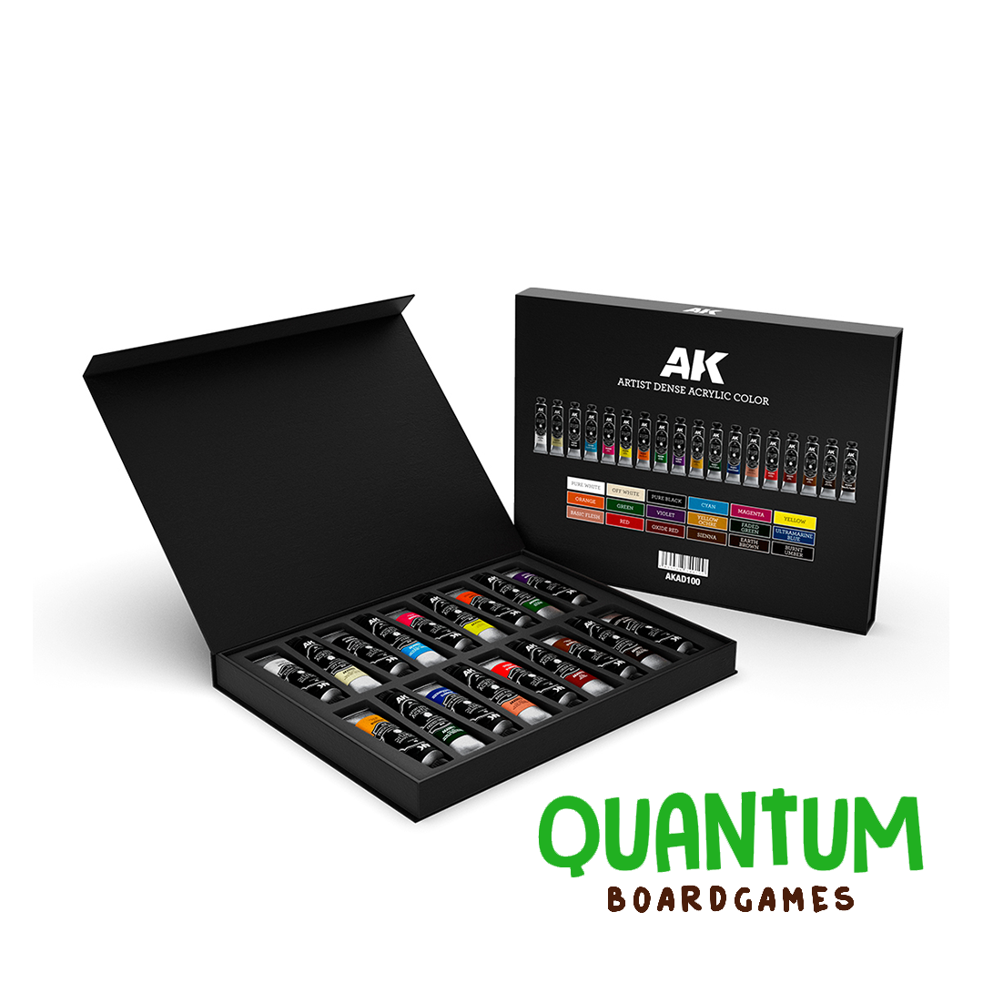 AK Interactive Deluxe Edition Box – Full Range Artist Dense Acrylic Colors