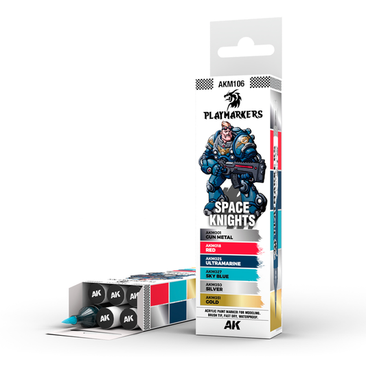AK INTERACTIVE PLAYMARKERS SET AND  SPACE KNIGHT