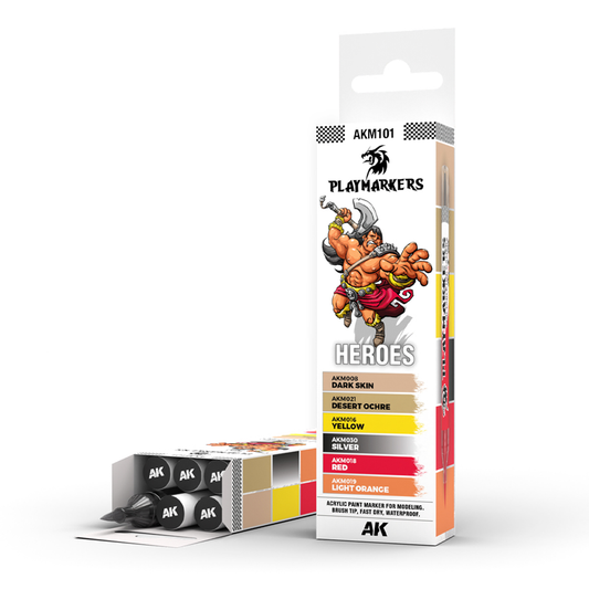 AK INTERACTIVE PLAYMARKERS SET AND HEROES