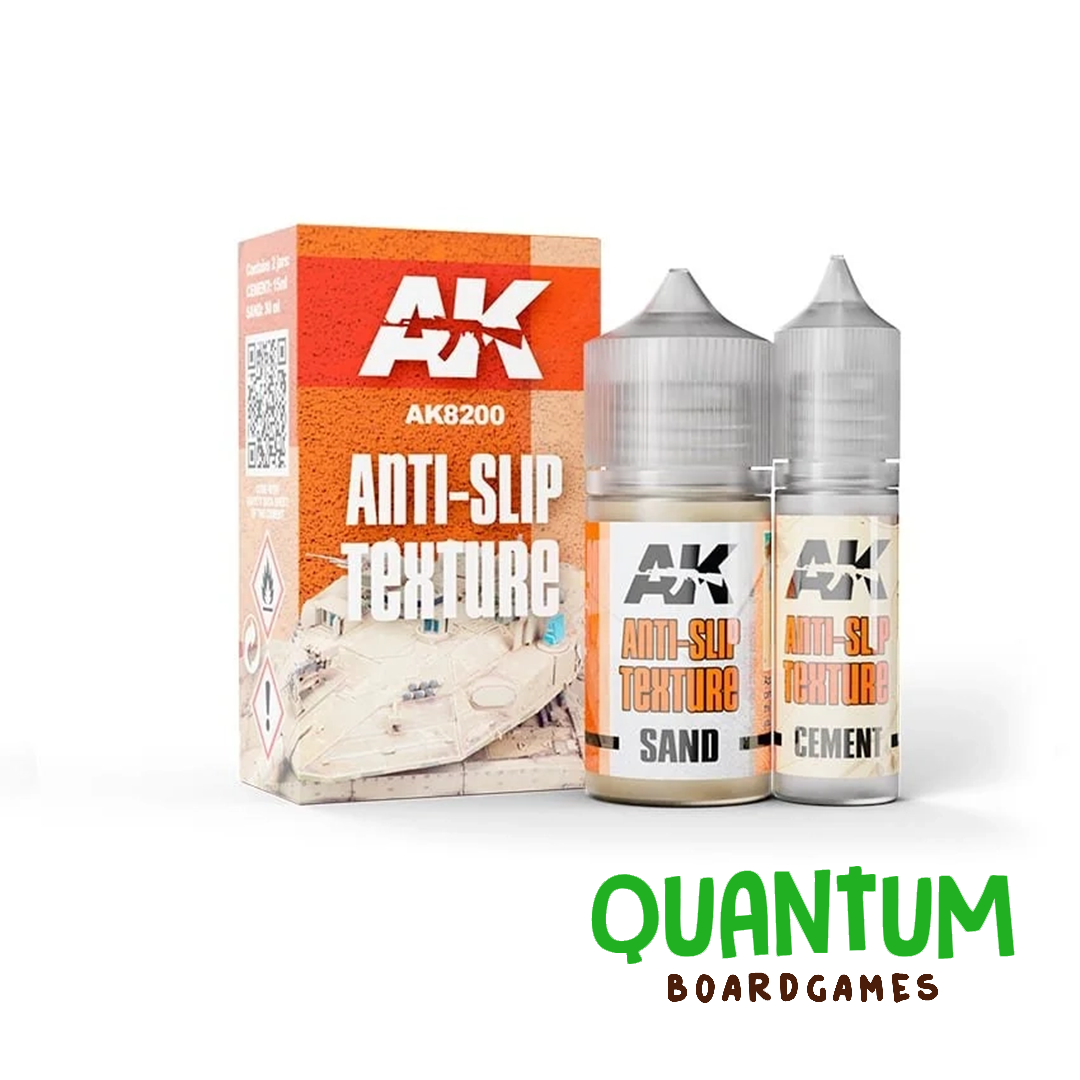 AK Interactive Anti-Slip Texture, 2 Jars - 30mL & 15mL