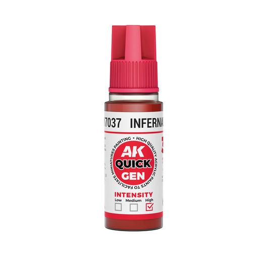 AK INTERACTIVE QUICK GEN  INFERNAL RED 18 ML