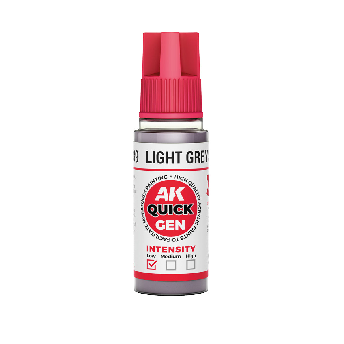 AK INTERACTIVE QUICK GEN  LIGHT GREY SHADOW 18 ML