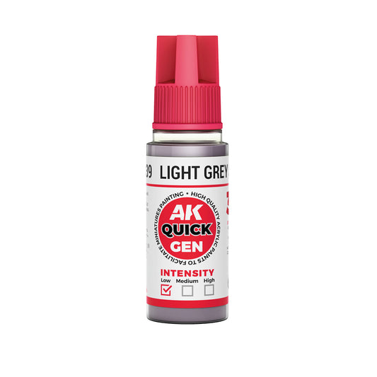 AK INTERACTIVE QUICK GEN  LIGHT GREY SHADOW 18 ML