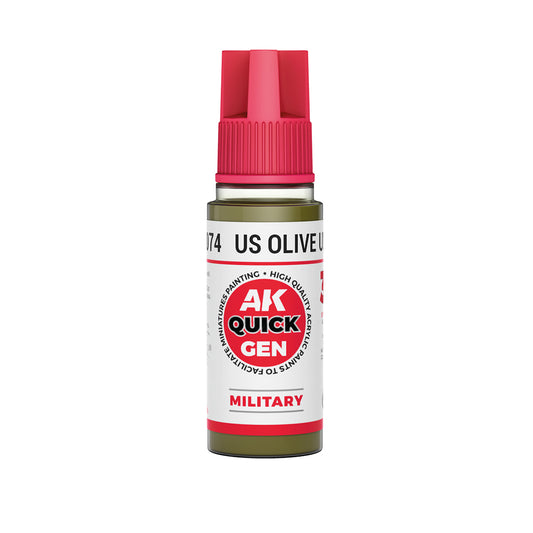 AK INTERACTIVE QUICK GEN  US OLIVE UNIFORM 18 ML