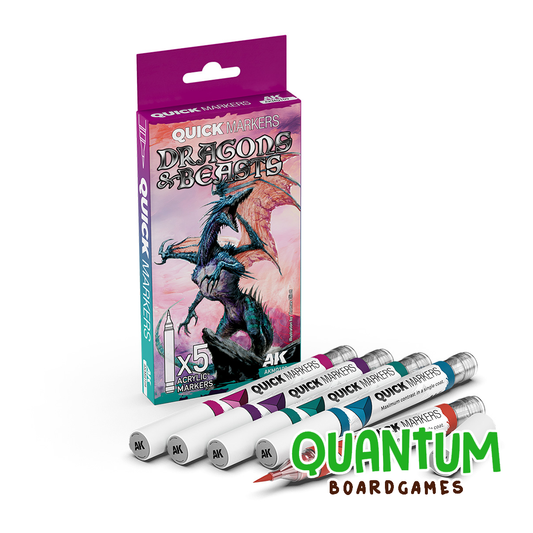 Set de marcadores AK Interactive para dragones y bestias fantásticas, miniaturas Warhammer