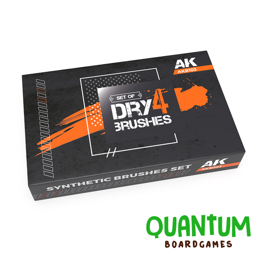 Set de pinceles dry brush AK Interactive de alta calidad para pintura de miniaturas y wargames