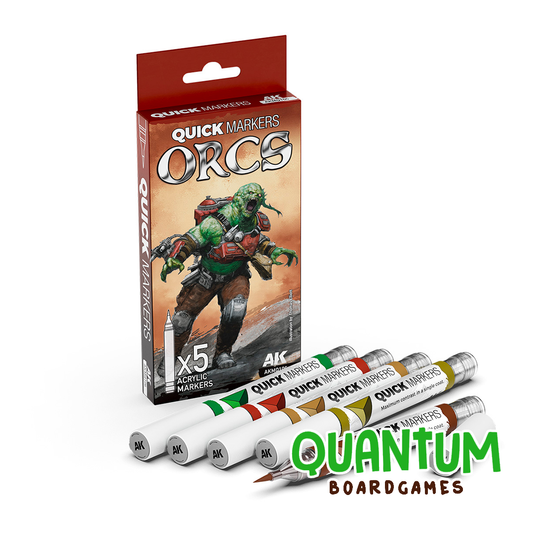 AK Interactive Orcs Quick Markers Set - Colores para miniaturas de orcos
