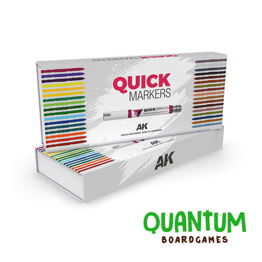 Set 34 Quick Markers AK Interactive colores variados para modelismo wargames