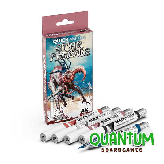 Set de marcadores Quick Star Plague AK Interactive para miniaturas wargames ciencia ficción