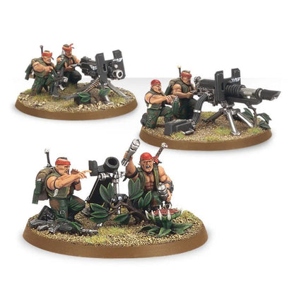 ASTRA MILITARUM CATACHAN HEAVY WEAPON SQUAD WEB EXCLUSIVE