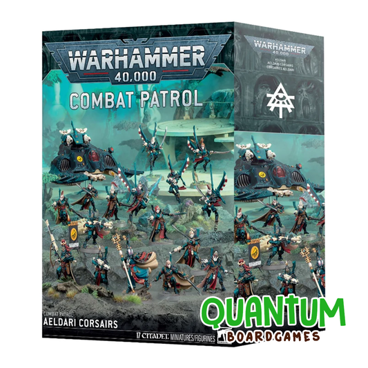 Caja Aeldari Corsairs Combat Patrol Warhammer 40K Games Workshop con miniaturas corsarios