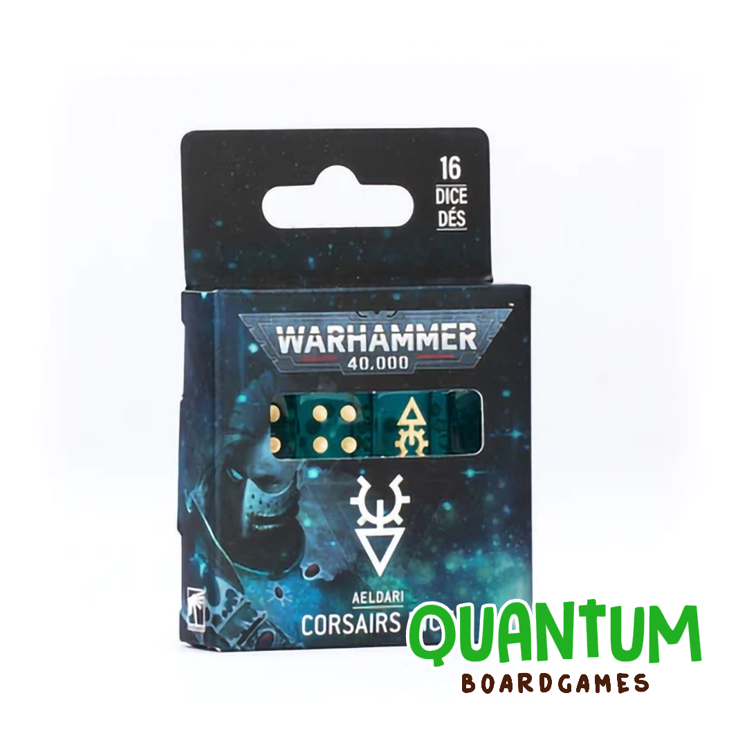 Dados temáticos Aeldari Corsairs Warhammer 40K - Facción oficial Game Workshop