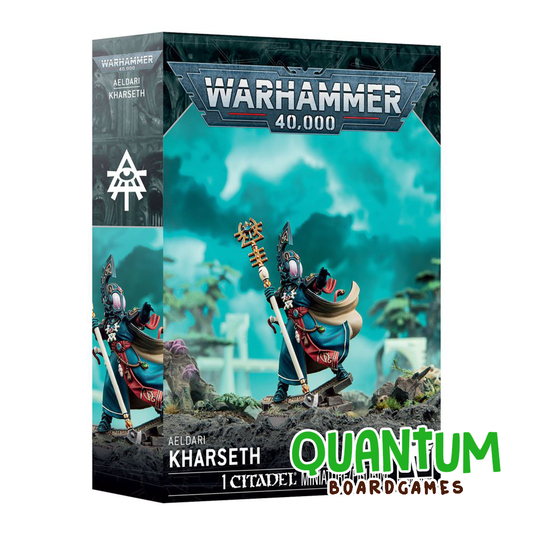 Aeldari Kharseth miniatura Warhammer 40K personaje HQ detallado