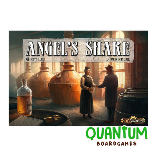 Angels Share juego de mesa gestión de producción whisky Capstone Games