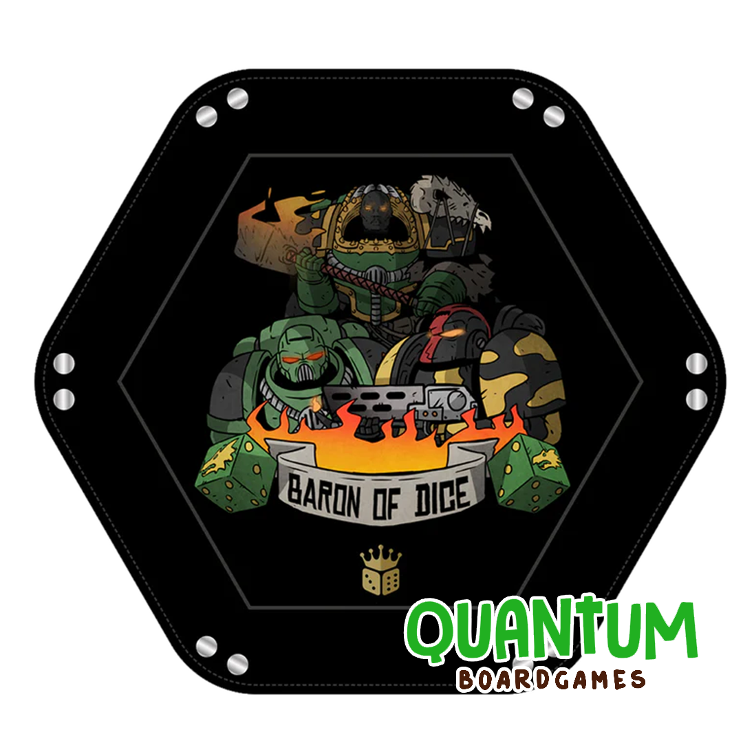 Baron of Dice: Premium Dice Tray – Anvil of War (Salamanders)