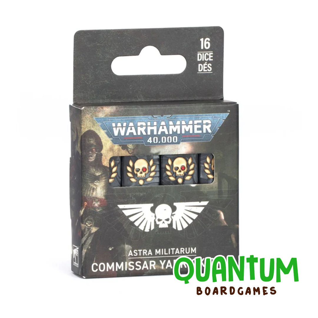 Dados oficiales Comisario Yarrick Warhammer 40K Astra Militarum Game Workshop