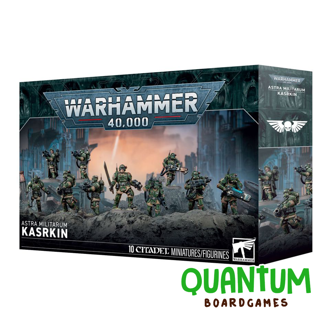 Miniaturas Kasrkin Astra Militarum Warhammer 40k infantería élite