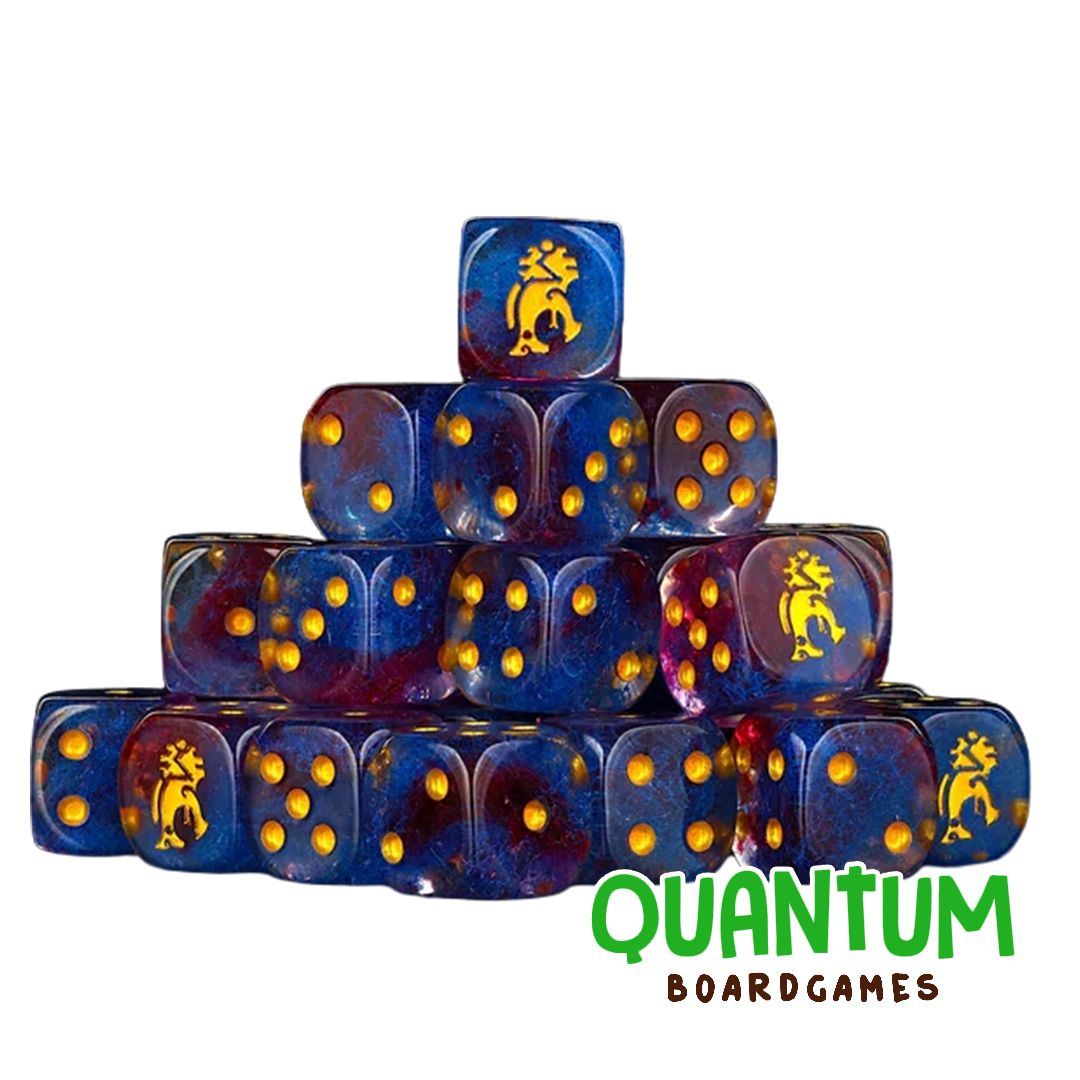 BARON OF DICE ANCIENT AZTEC DICE X25 DICE ROUND CORNER (SERAPHON)