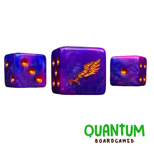 BARON OF DICE CHILDREN OF PROFLIGACY GOLD X25 DICE SQUARE CORNER (EMPERORS CHILDREN)