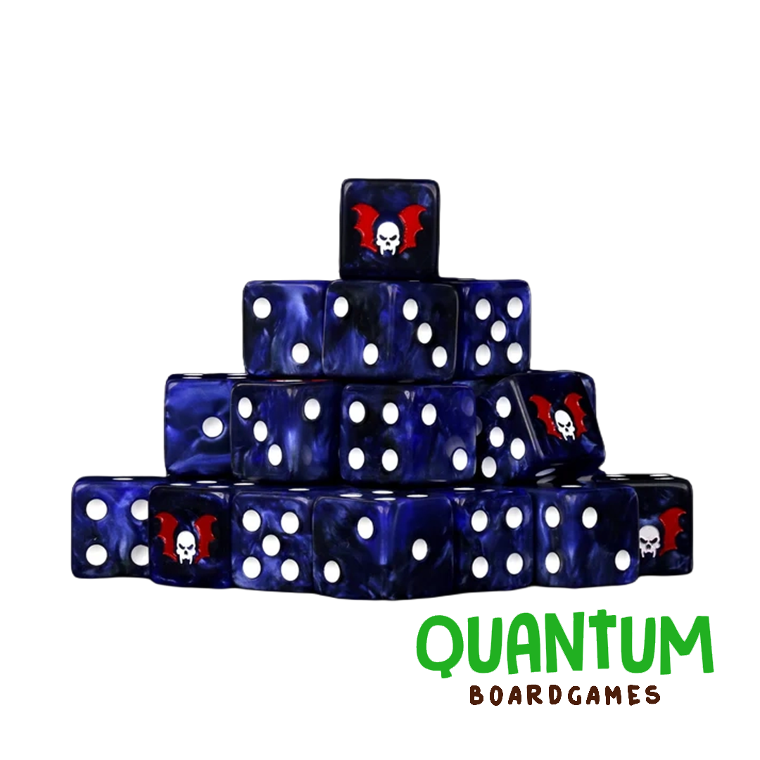 BARON OF DICE CLAWS OF MIDNIGHT DICE X25 DICE ROUND CORNER (NIGHT LORDS)