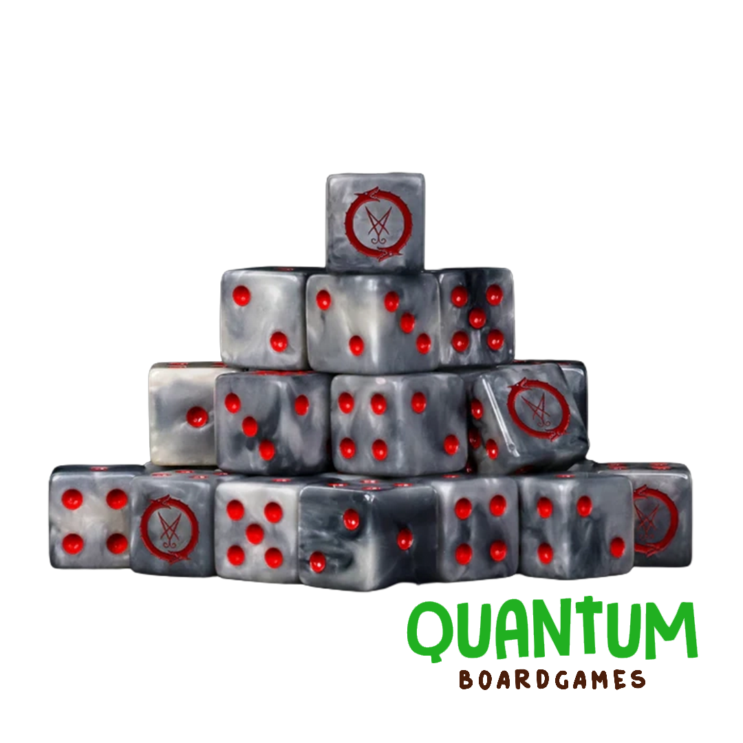 BARON OF DICE COURT OF THE SEVEN HEADED SERPENT OFFICIAL TRENCH CRUSADE DICE SET