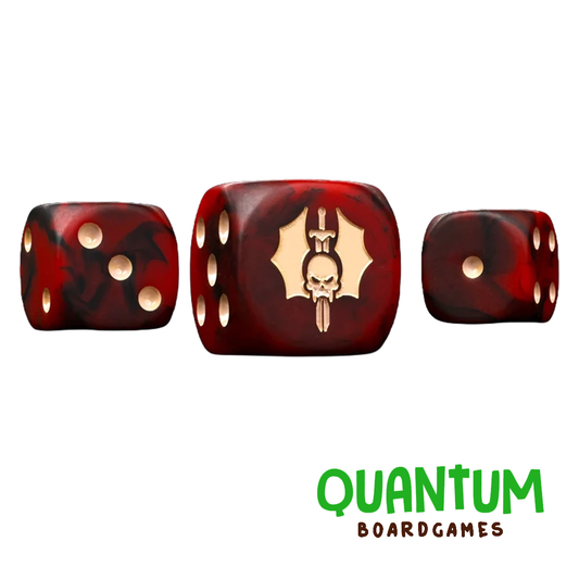BARON OF DICE CURSED VAMPIRE DICE X25 DICE ROUND CORNER (SOULBLIGHT GRAVELORDS)