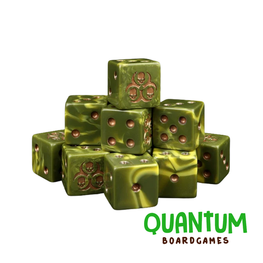 BARON OF DICE DISEASED X25 DICE SQUARE CORNER (DEATH GUARD)