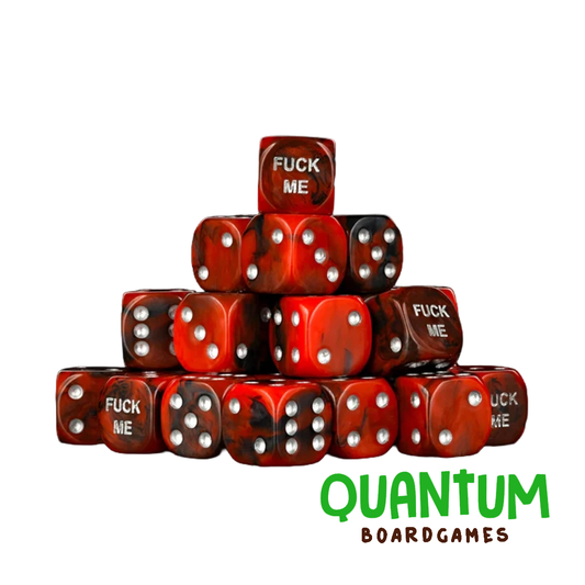BARON OF DICE F*** ME DICE RED X25 DICE