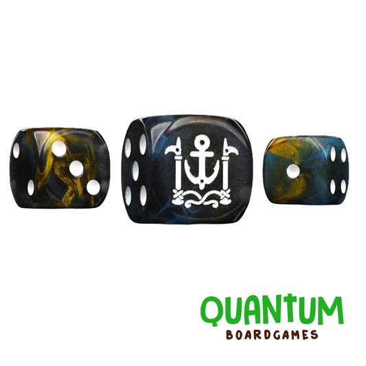 BARON OF DICE FLOATING CITY DICE X25 DICE ROUND CORNER (KHARADRON OVERLORDS)