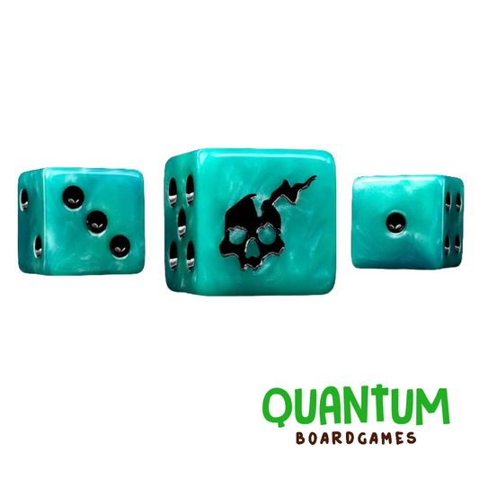 BARON OF DICE GHOST DICE X25 DICE ROUND CORNER (NIGHTHAUNT)