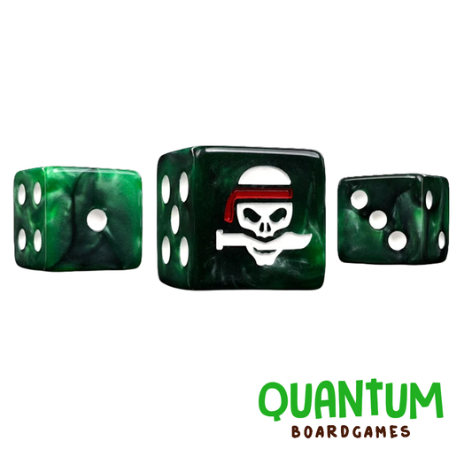 BARON OF DICE JUNGLE FIGHTER X25 DICE SQUARE CORNER (ASTRA MILITARUM)