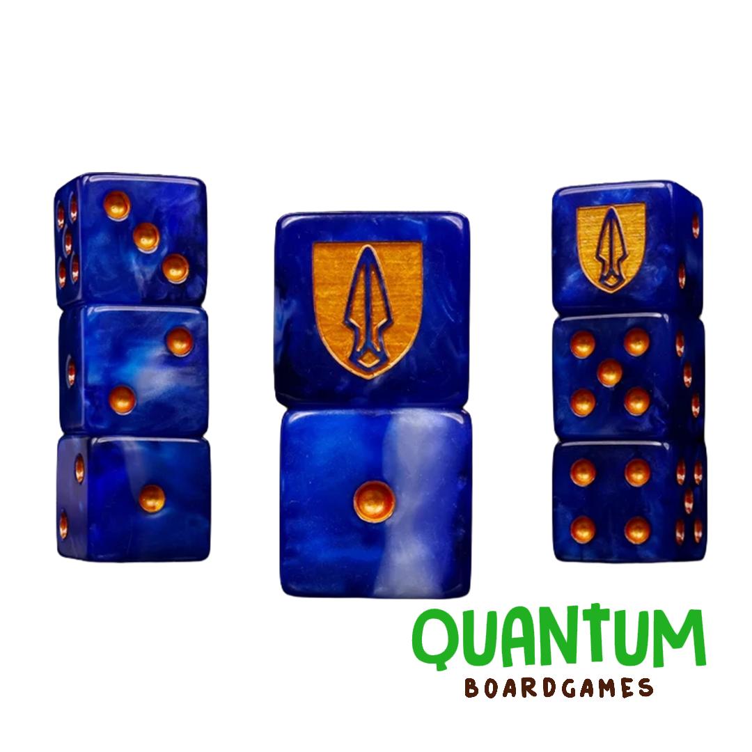 BARON OF DICE PRINCIPALITY OF NEW ANTIOCH OFFICIAL TRENCH CRUSADE DICE SET