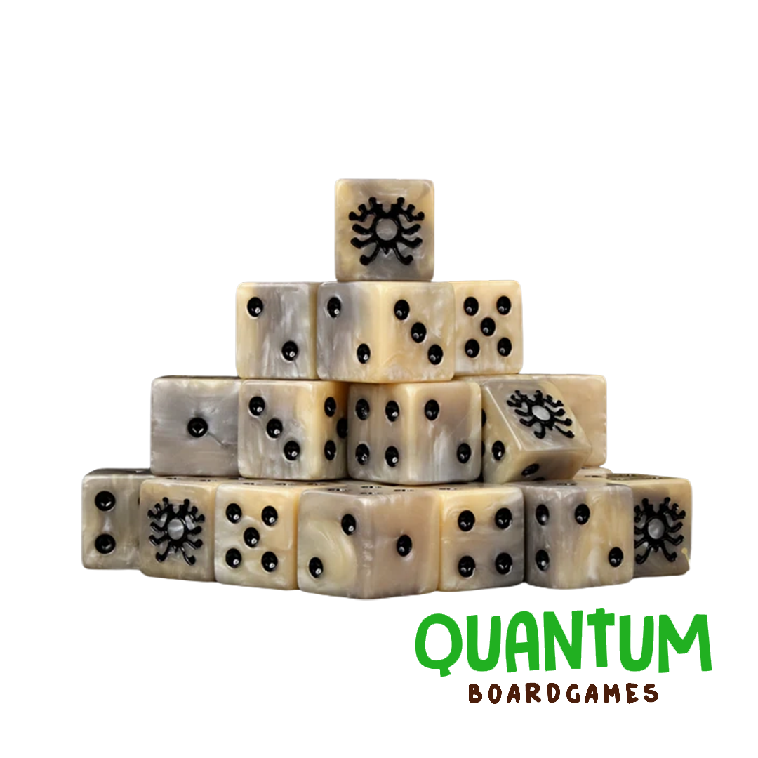 BARON OF DICE SKELETON RUNE DICE X25 DICE SQUARE CORNER (OSSIARCH BONEREAPERS)