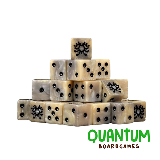 BARON OF DICE SKELETON RUNE DICE X25 DICE SQUARE CORNER (OSSIARCH BONEREAPERS)