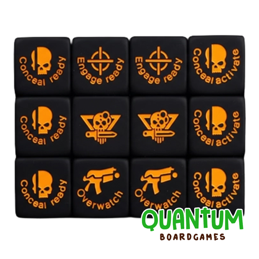 BARON OF DICE UNDER HIVE TOKENS, DICE SET (KILL TEAM)