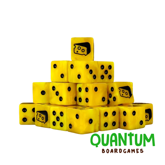 BARON OF DICE WARP CHEESE DICE X25 DICE SQUARE CORNER (SKAVEN)