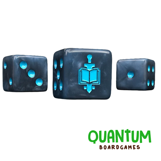 BARON OF DICE WARRIOR KNIGHTS X25 DICE SQUARE CORNER (GREY KNIGHTS)