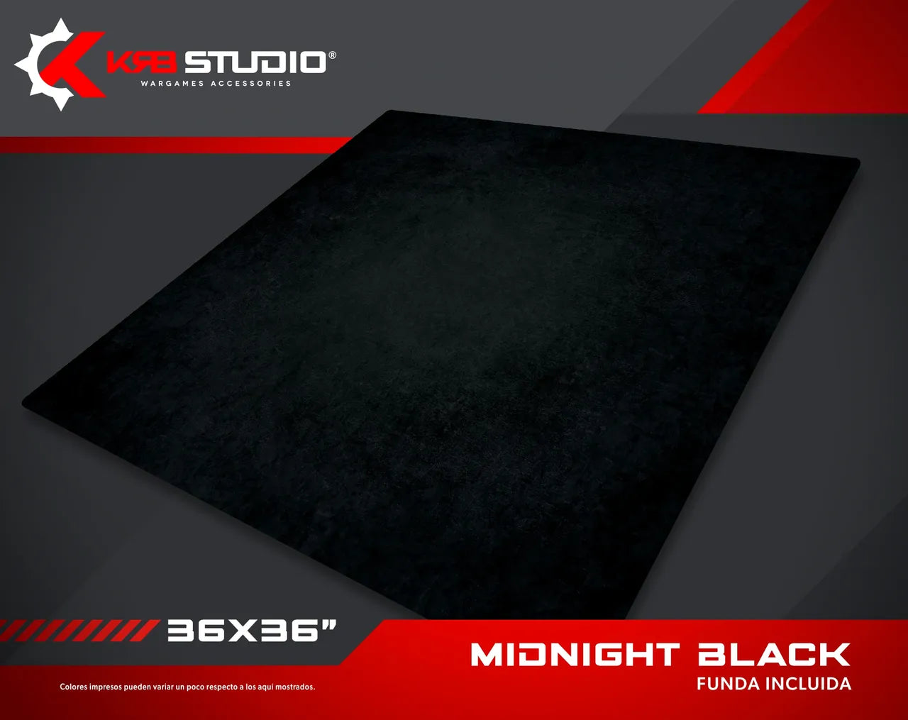 NEOPRENE GAMEMAT BOARDGAME MIDNIGHT BLACK