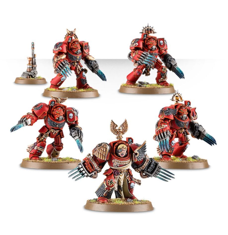 BLOOD ANGELS TERMINATOR ASSAULT SQUAD WEB EXCLUSIVE