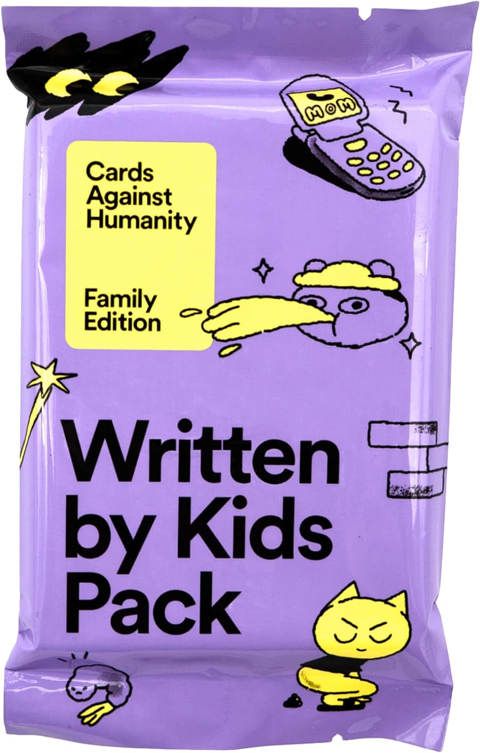 CARDS AGAINST HUMANITY WRITTEN BY KIDS PACK EXPANSION