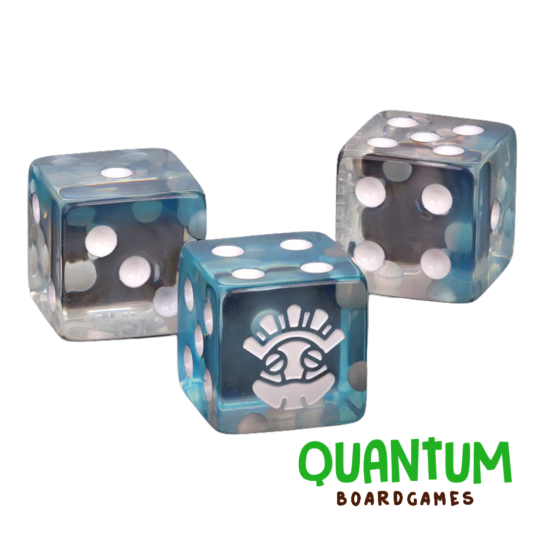 Set 25 dados temáticos Seraphon Baron of Dice esquinas cuadradas Warhammer